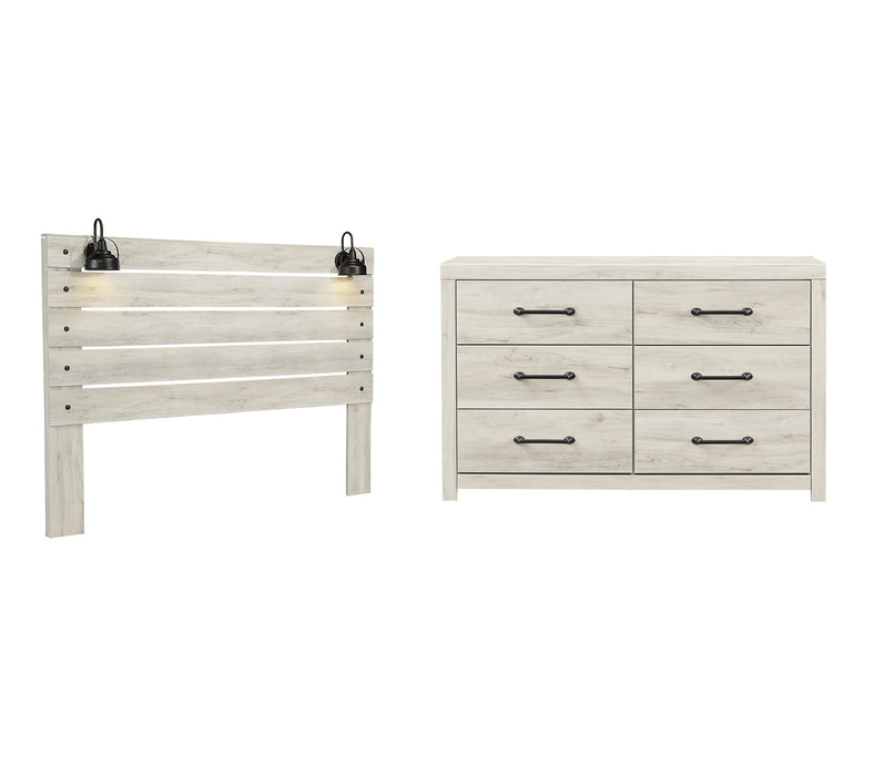 Cambeck Queen Panel Headboard with Dresser Homeline Furniture