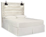 Cambeck Queen Panel Headboard with Mirrored Dresser, Chest and 2 Nightstands Homeline Furniture