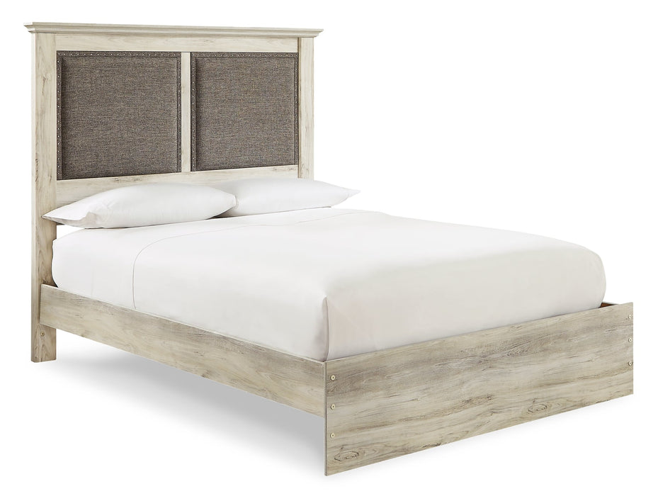 Cambeck Queen Upholstered Panel Bed with Dresser Homeline Furniture