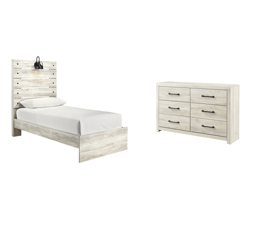 Cambeck Twin Panel Bed with Dresser Homeline Furniture