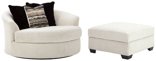 Cambri Chair and Ottoman Homeline Furniture