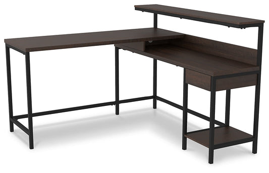 Camiburg L-Desk with Storage Homeline Furniture