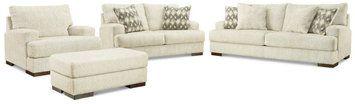 Caretti Sofa, Loveseat, Chair and Ottoman Homeline Furniture