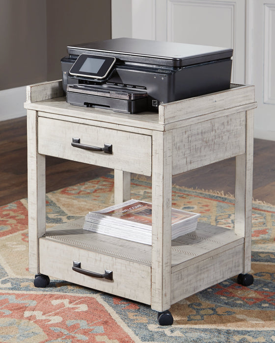 Carynhurst Home Office Desk and Storage Homeline Furniture