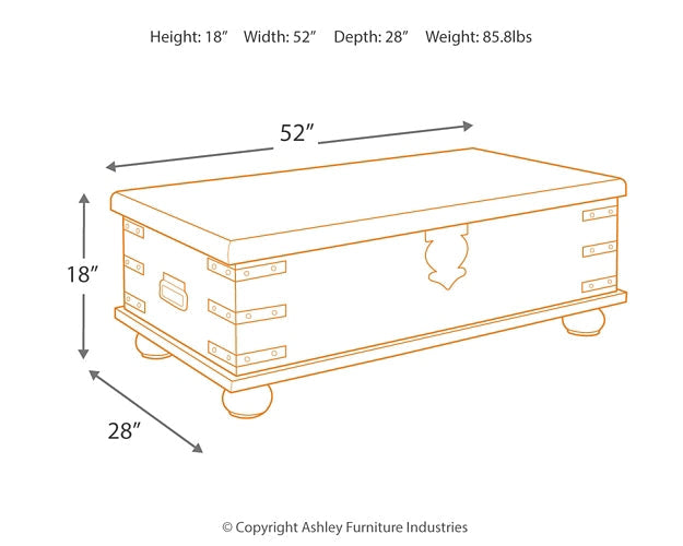 Carynhurst Lift Top Cocktail Table Homeline Furniture