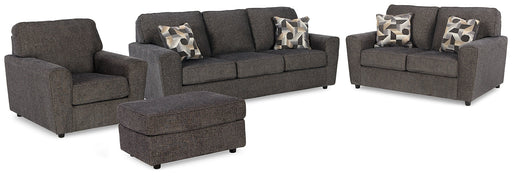 Cascilla Sofa, Loveseat, Chair and Ottoman Homeline Furniture