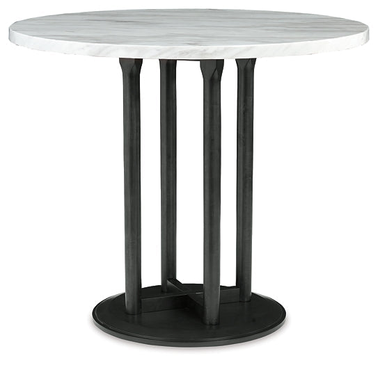 Centiar Counter Height Dining Table and 4 Barstools Homeline Furniture