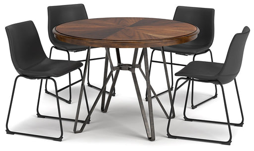 Centiar Dining Table and 4 Chairs Homeline Furniture