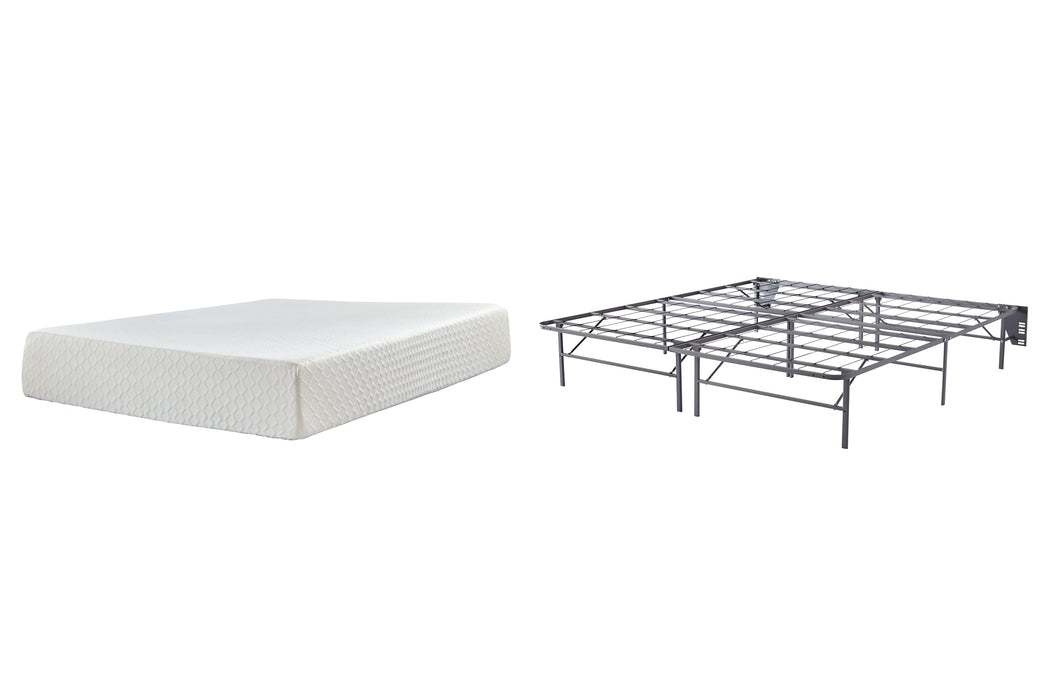 Chime 12 Inch Memory Foam Mattress with Foundation Homeline Furniture