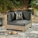 Citrine Park 4-Piece Outdoor Sectional with Ottoman Homeline Furniture