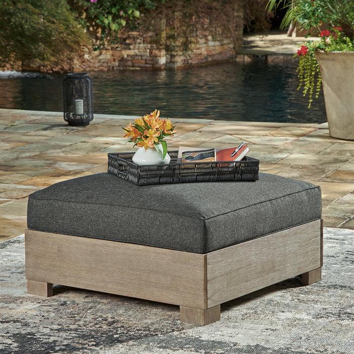 Citrine Park 4-Piece Outdoor Sectional with Ottoman Homeline Furniture