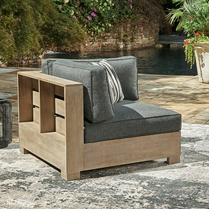 Citrine Park 4-Piece Outdoor Sectional with Ottoman Homeline Furniture