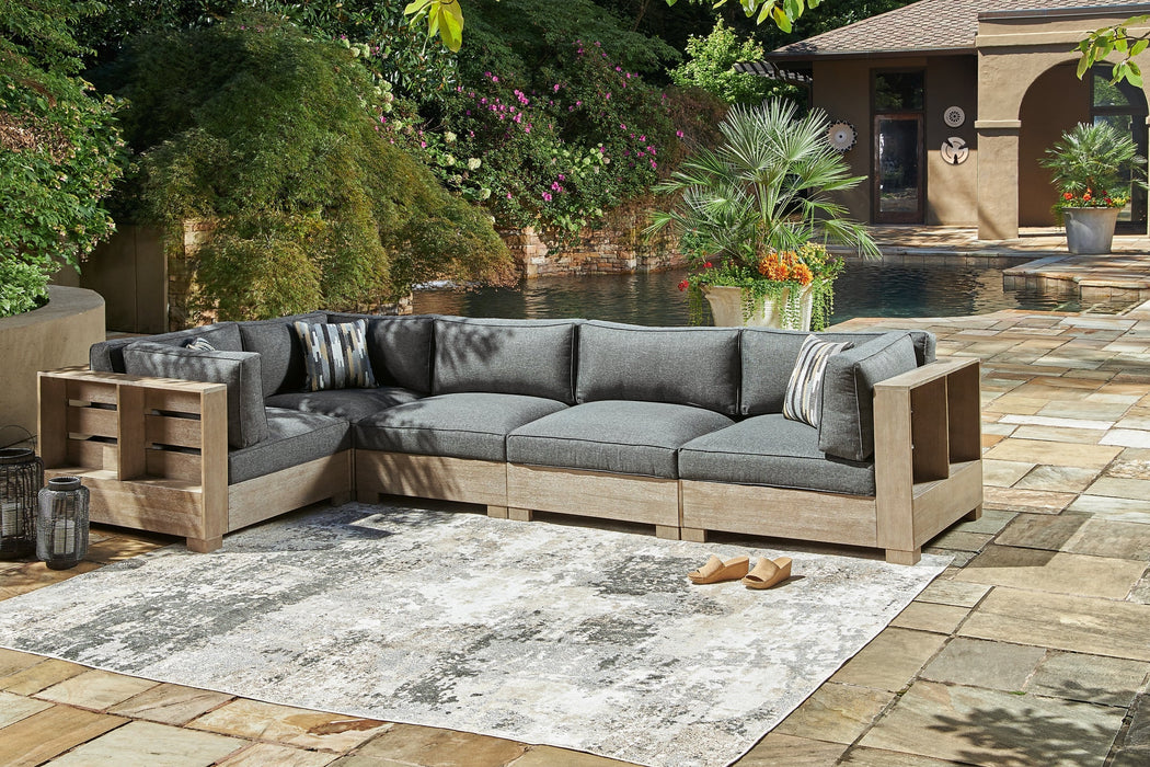 Citrine Park 5-Piece Outdoor Sectional Homeline Furniture