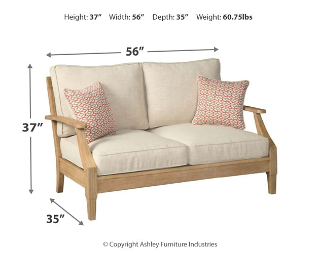 Clare View Loveseat w/Cushion Homeline Furniture