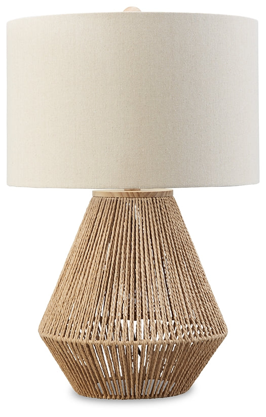 Clayman Paper Table Lamp (1/CN) Homeline Furniture