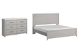 Cottonburg King Panel Bed with Dresser Homeline Furniture