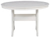 Crescent Luxe Round Dining Table w/UMB OPT Homeline Furniture