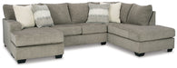 Creswell 2-Piece Sectional with Chaise Homeline Furniture