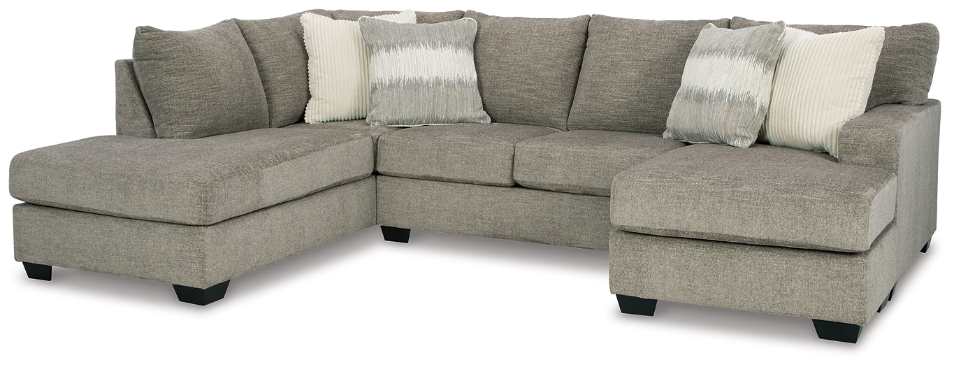 Creswell 2-Piece Sectional with Chaise Homeline Furniture