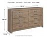 Culverbach Full Panel Bed with Dresser Homeline Furniture