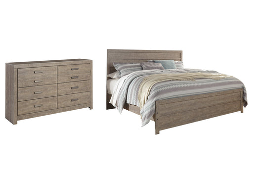 Culverbach King Panel Bed with Dresser Homeline Furniture