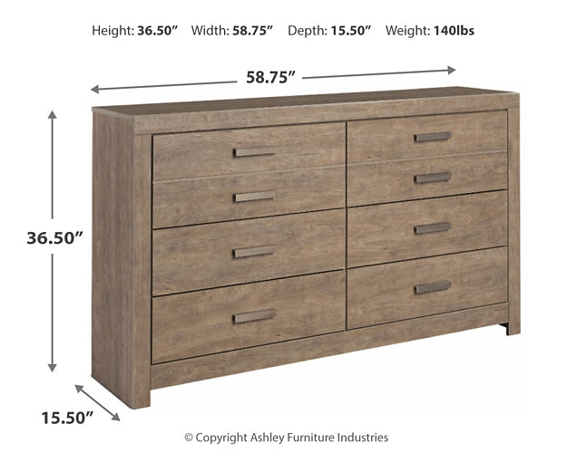 Culverbach King Panel Bed with Dresser Homeline Furniture