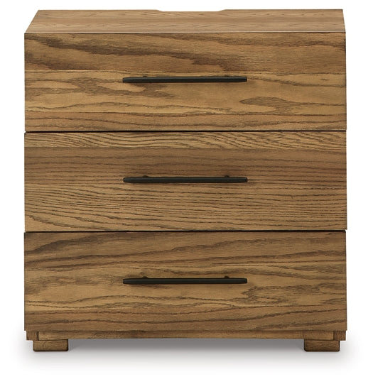 Dakmore Three Drawer Night Stand Homeline Furniture