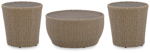 Danson Outdoor Coffee Table with 2 End Tables Homeline Furniture