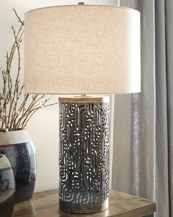 Dayo Metal Table Lamp (1/CN) Homeline Furniture