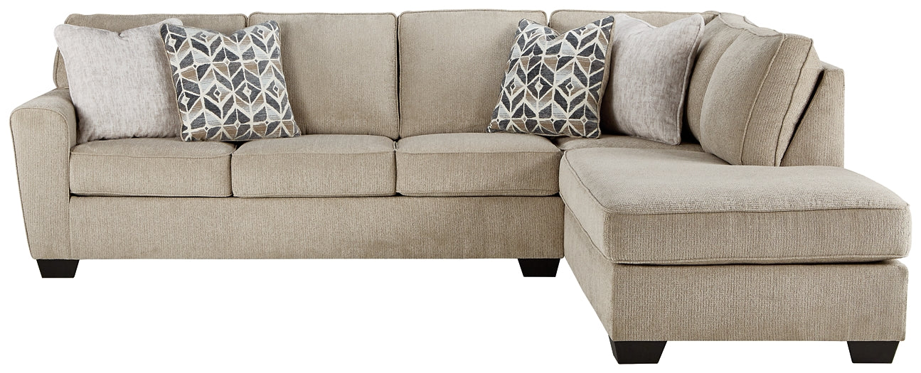 Decelle 2-Piece Sectional with Chaise Homeline Furniture