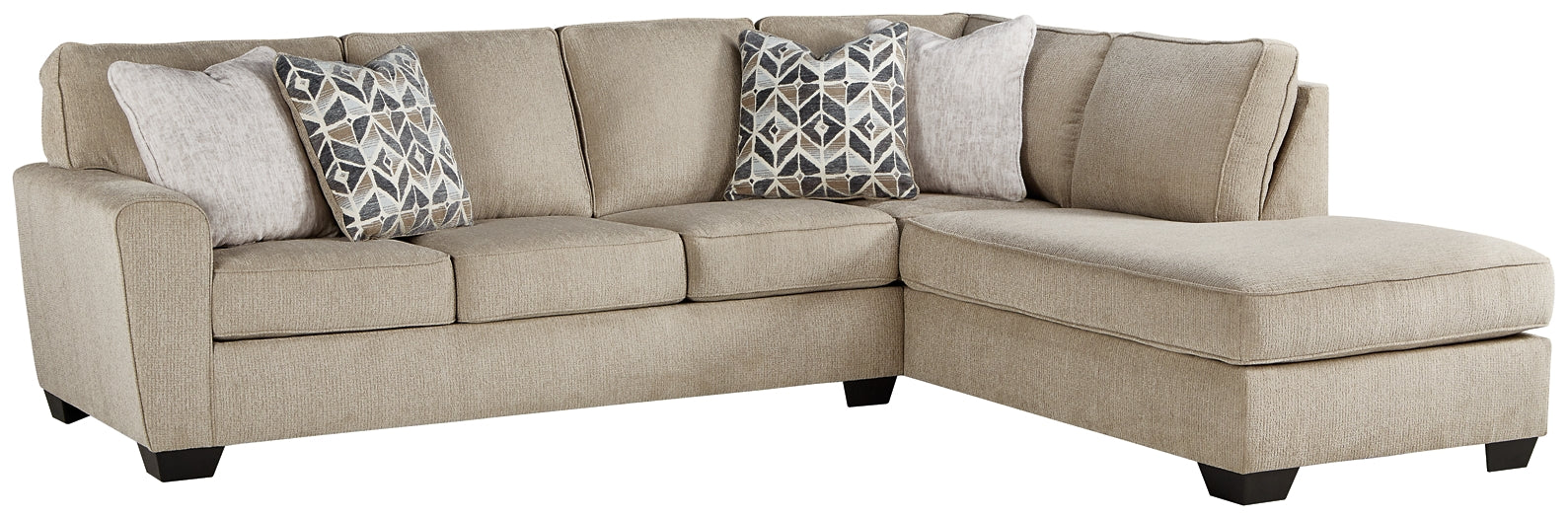 Decelle 2-Piece Sectional with Chaise Homeline Furniture