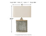 Deondra Metal Table Lamp (1/CN) Homeline Furniture