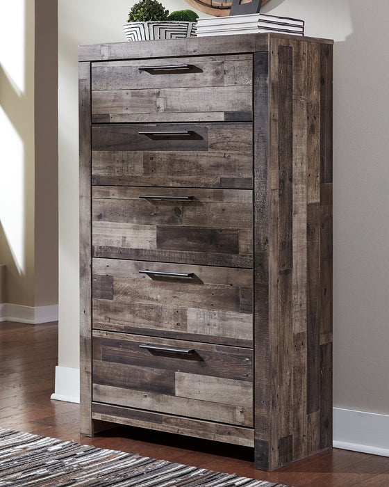 Derekson Five Drawer Chest Homeline Furniture