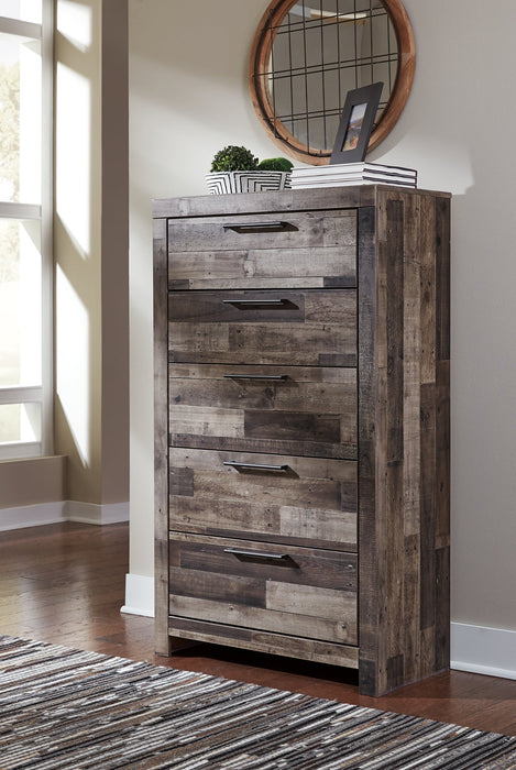 Derekson Five Drawer Chest Homeline Furniture