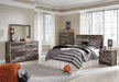 Derekson Full Panel Headboard with Mirrored Dresser, Chest and Nightstand Homeline Furniture