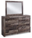 Derekson King Panel Headboard with Mirrored Dresser, Chest and Nightstand Homeline Furniture