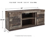 Derekson LG TV Stand w/Fireplace Option Homeline Furniture