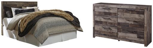 Derekson Queen/Full Panel Headboard with Dresser Homeline Furniture