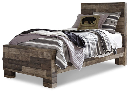 Derekson Twin Panel Bed with Dresser Homeline Furniture