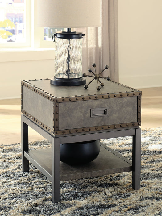 Derrylin Rectangular End Table Homeline Furniture