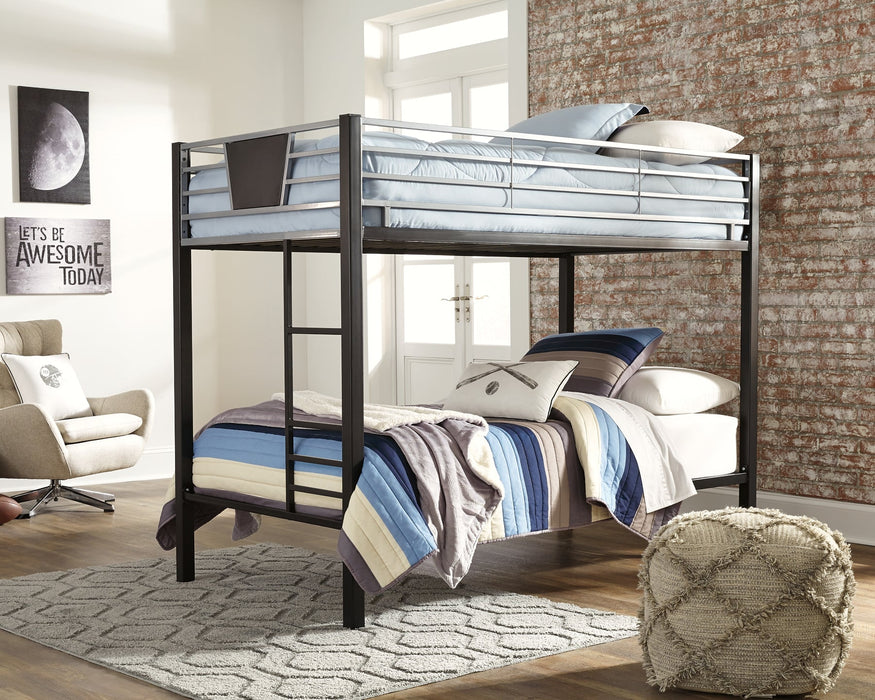 Dinsmore Twin/Twin Bunk Bed w/Ladder Homeline Furniture