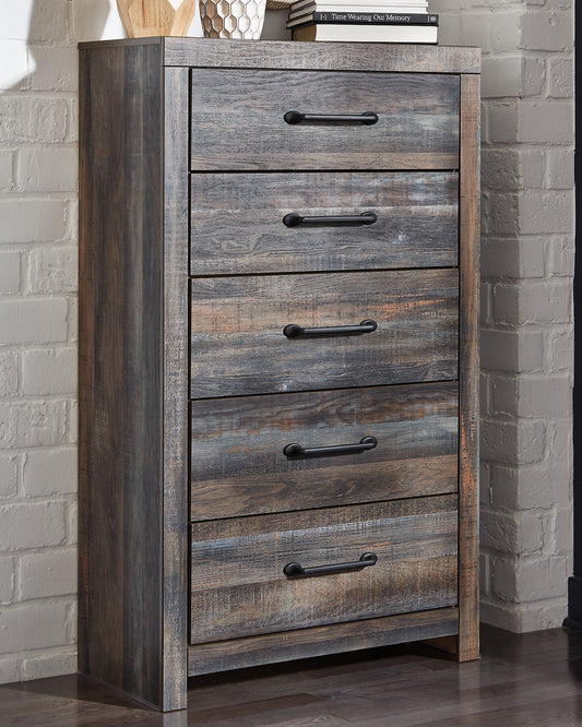 Drystan Five Drawer Chest Homeline Furniture