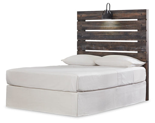 Drystan Full Panel Headboard with Mirrored Dresser, Chest and Nightstand Homeline Furniture