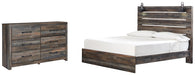 Drystan King Panel Bed with Dresser Homeline Furniture