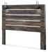 Drystan King Panel Headboard with Mirrored Dresser and Chest Homeline Furniture