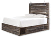 Drystan Queen Panel Bed with 4 Storage Drawers with Dresser Homeline Furniture