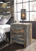 Drystan Twin Panel Headboard with Mirrored Dresser and 2 Nightstands Homeline Furniture