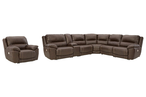 Dunleith 6-Piece Sectional with Recliner Homeline Furniture