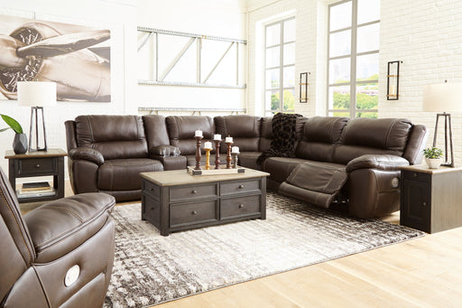 Dunleith 6-Piece Sectional with Recliner Homeline Furniture