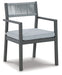 Eden Town Arm Chair With Cushion (2/CN) Homeline Furniture